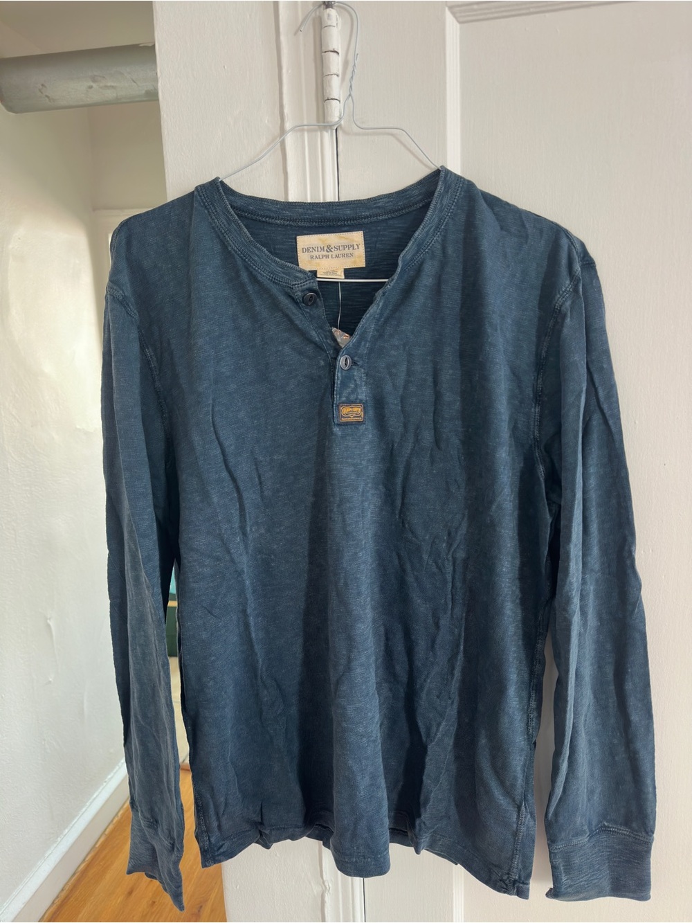 Denim & Supply Ralph Lauren Long-Sleeve Henley in Navy